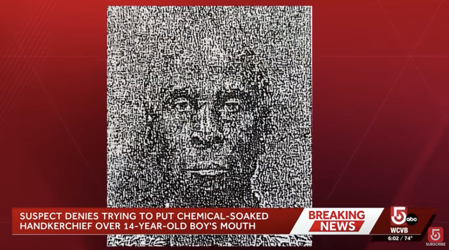 Drawing of Boston man suspected of attacking teenager